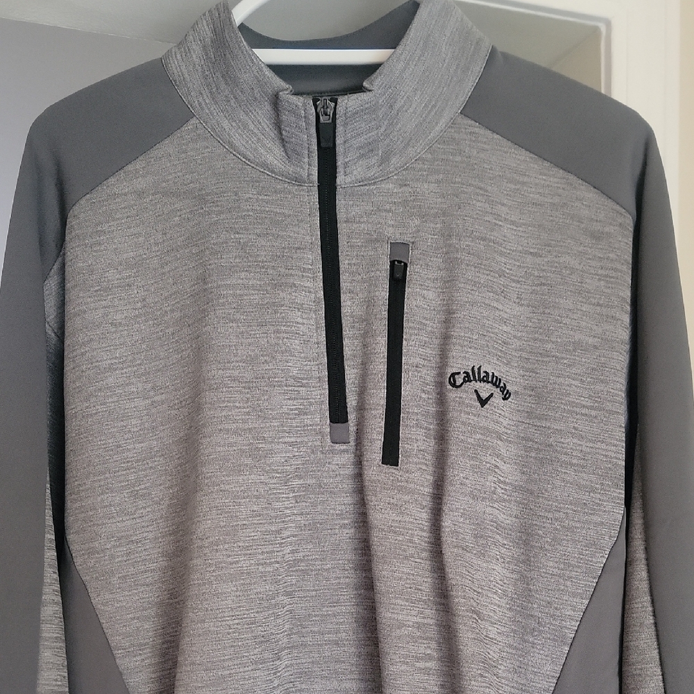 Callaway Gray Quarter-Zip Jacket - image 1